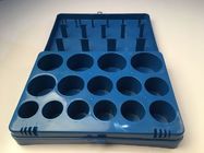 Metrische Größen-Dichtungs-Gummio-ring Ausrüstungs-blaue Farbe mit Kompressions-gesetztem Widerstand