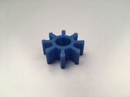 Blaue Farbe geformte Gummiteile, spezielle Form-Silikonkautschuk-Teile für Maschine