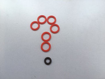 Orange Standardgummio-ringe, Wetter-im Freien beständige Gummiarbeits-Ringe