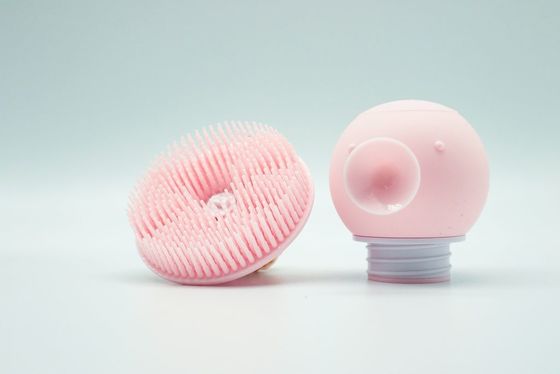 Duschkraken-Form-Silikon-Körper Exfoliator-Rosa